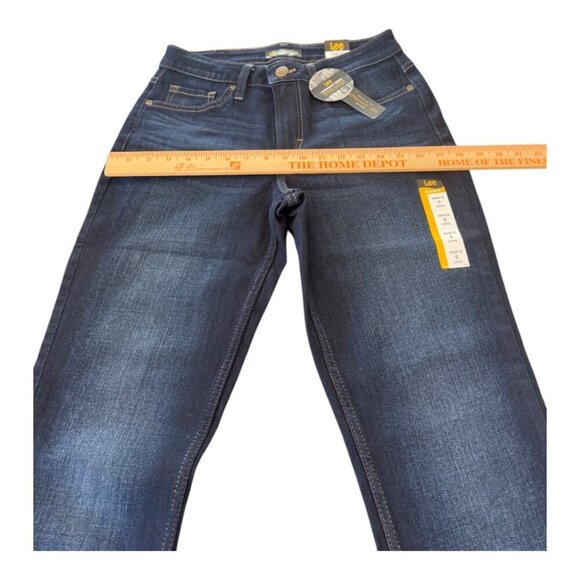 Lee Women's Midrise Straight Jean Size 6 Long - Picture 11 of 13